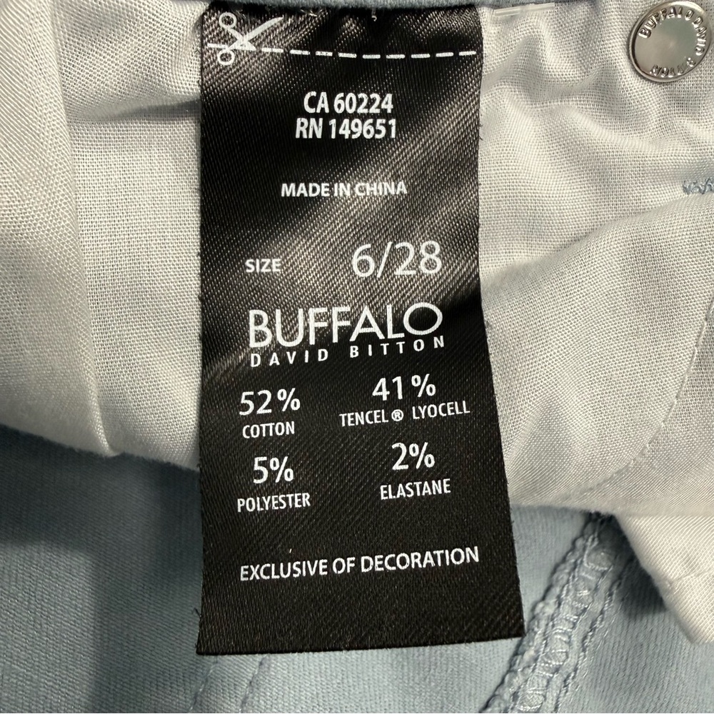 Buffalo David Bitton Havana High Rise Soft Stretch Ankle Pant Size 6/28 #2137 - Picture 7 of 11